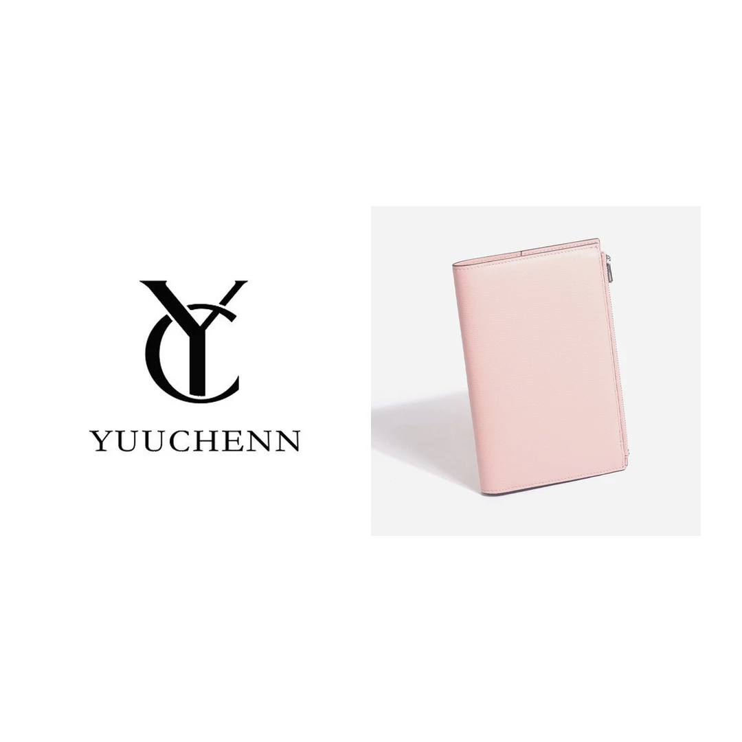 YUUCHENN/【护照包】进口牛皮17.5cm 粉 HH5636