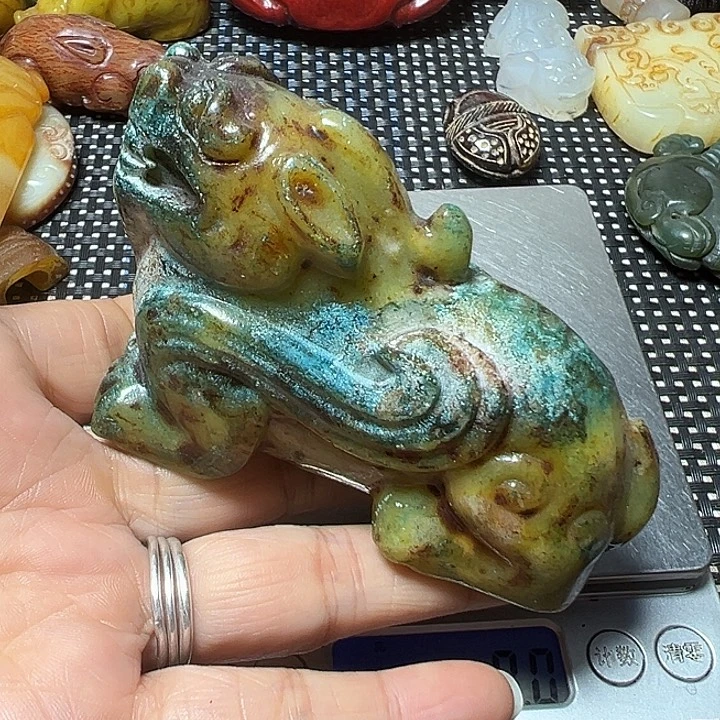 蛇纹石玉合金珠宝奇石