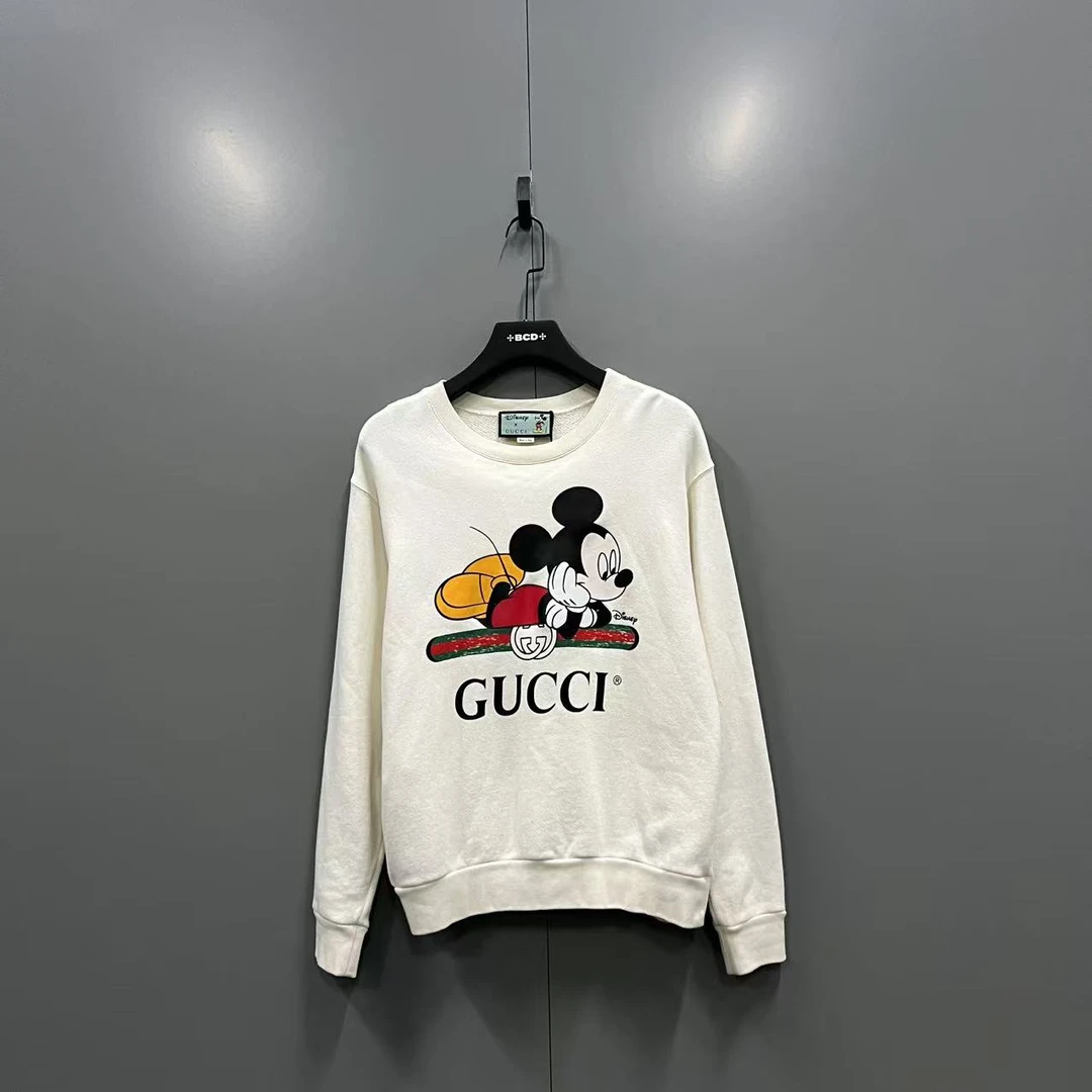 99新 GUCCI/古驰 h95 米老鼠卫衣 XS码 013023