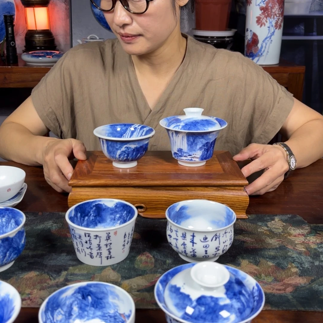 H***F国一王老师手绘山水