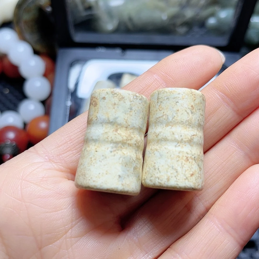 白玉菩提吊坠摆件