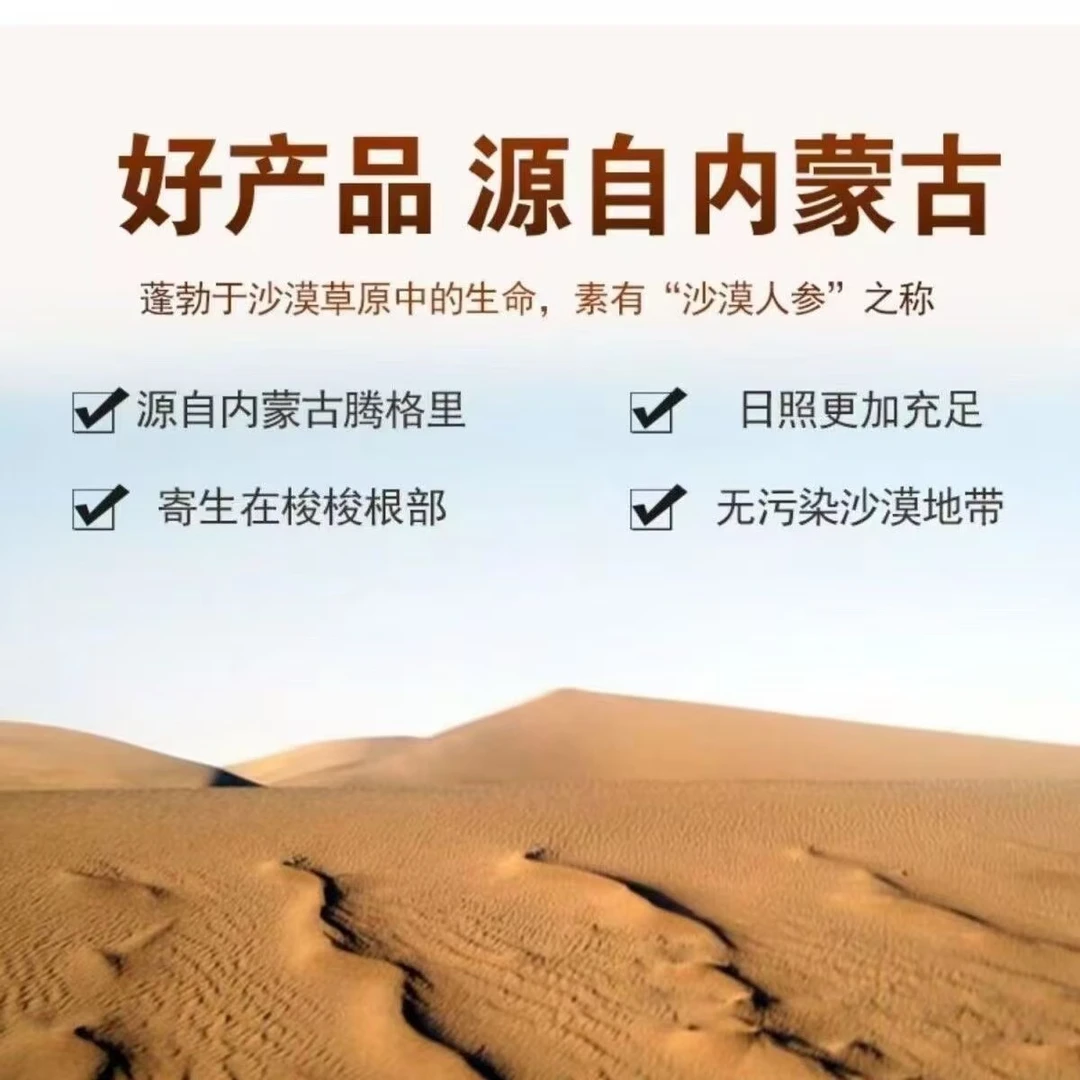 【牧民家自然生长沙漠肉肉】泡8+1 泡茶 煮茶 煲汤阿拉善腾格里沙漠