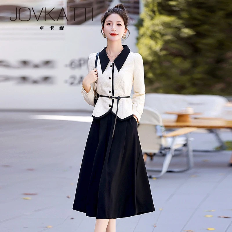 小香风时尚两件套女2025秋季新款优雅气质一整套穿搭职业套装