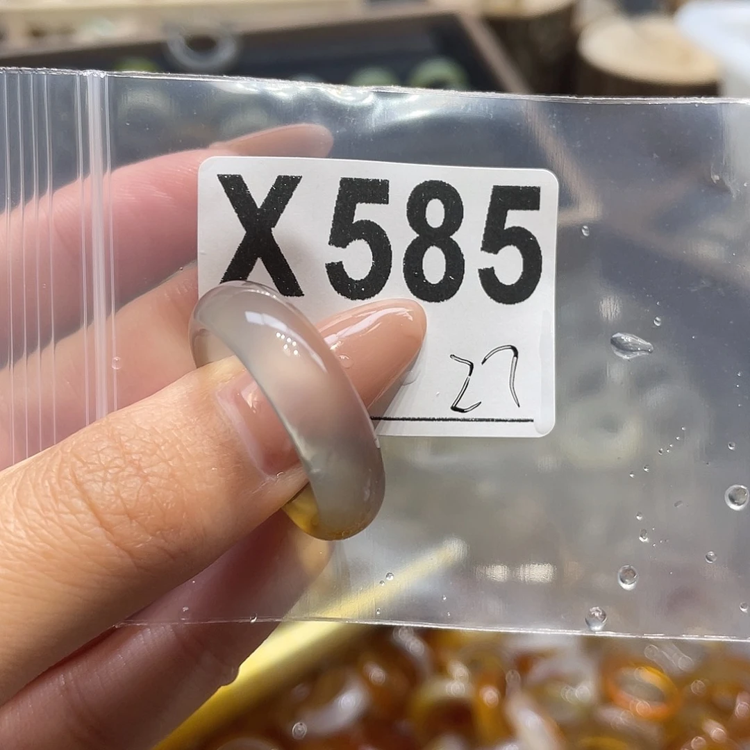 玛瑙/玉髓未镶嵌戒指585