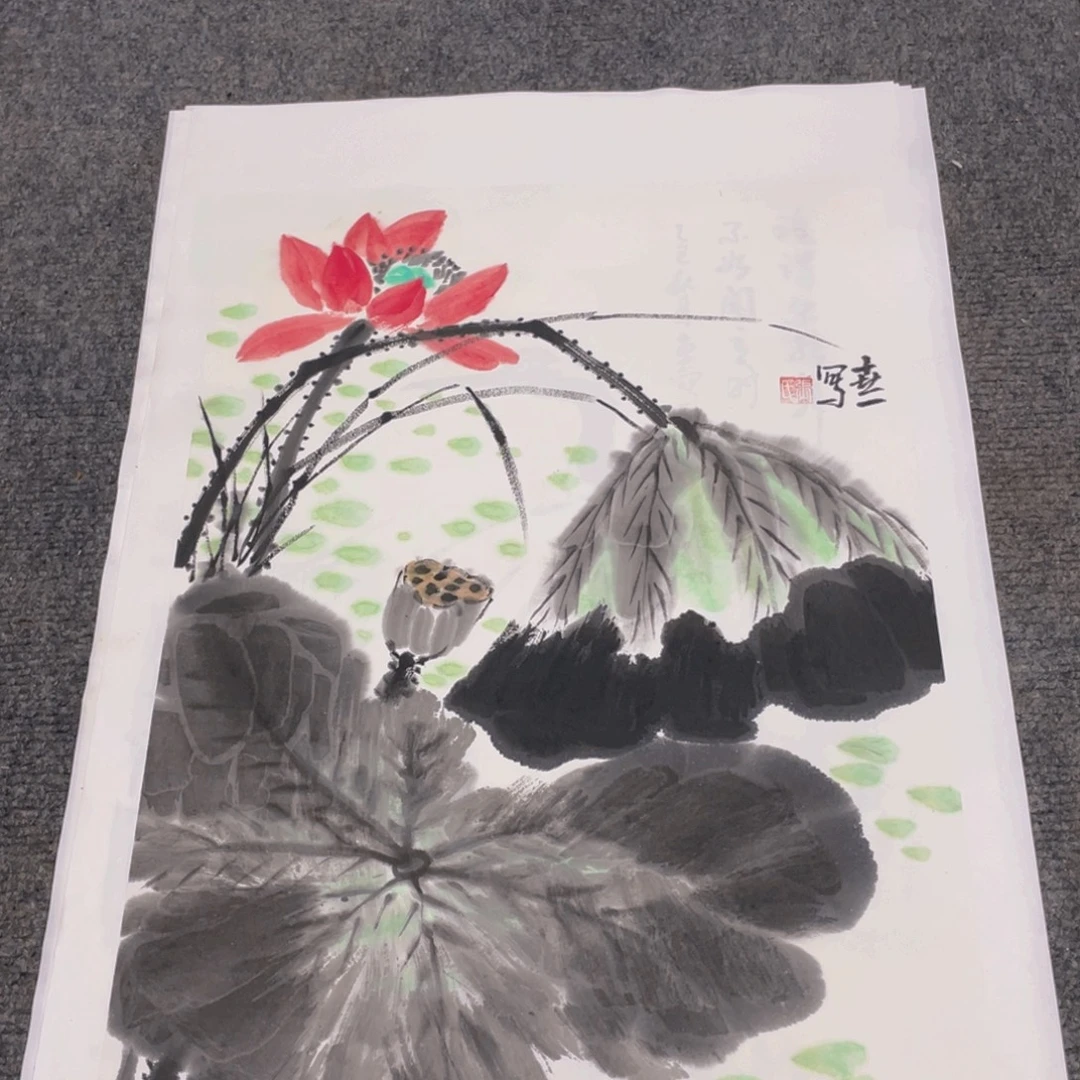 国画1.4平尺纯手绘国画作品