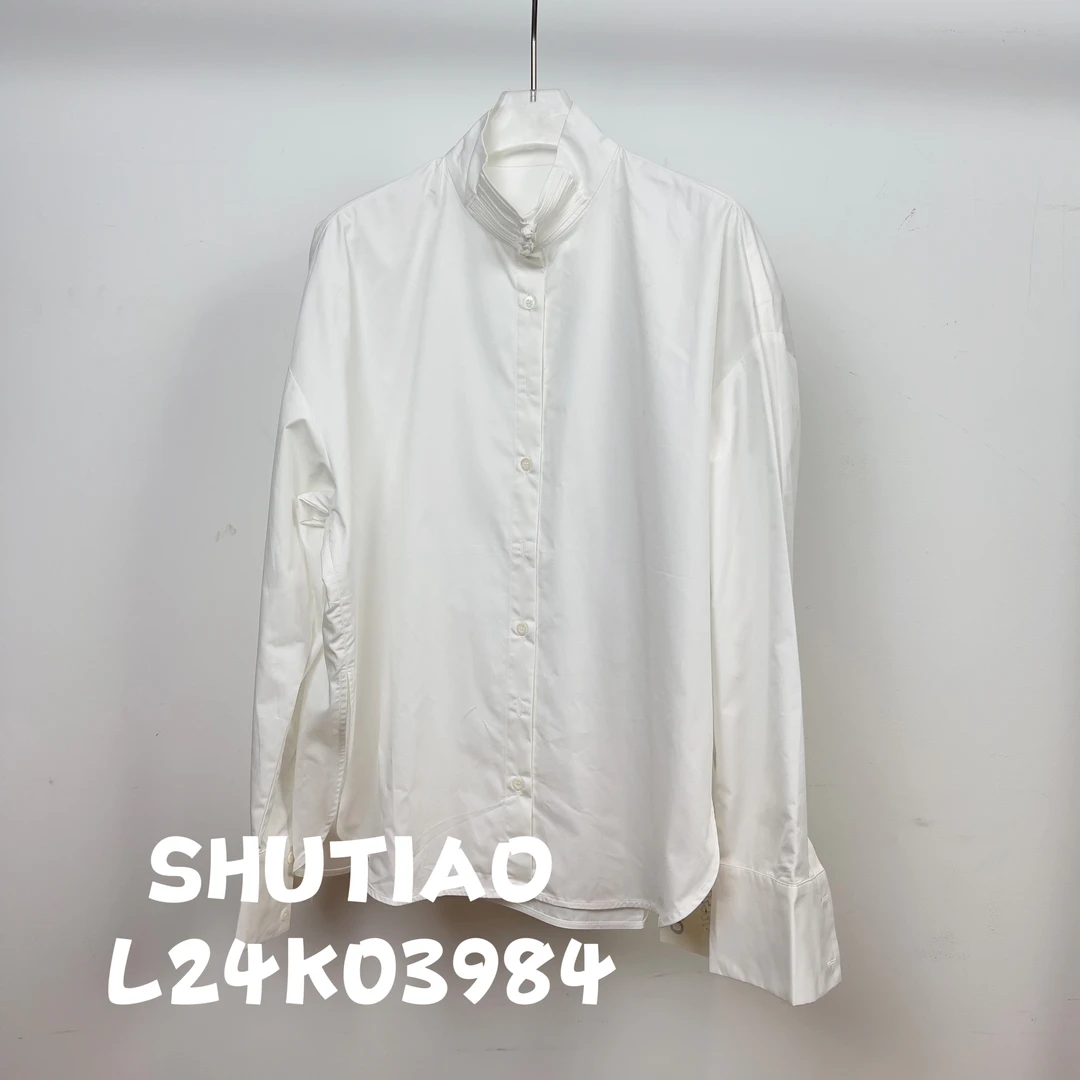 【SHUTIAO】2024秋冬：新款小众设计款衬衫L24K03984