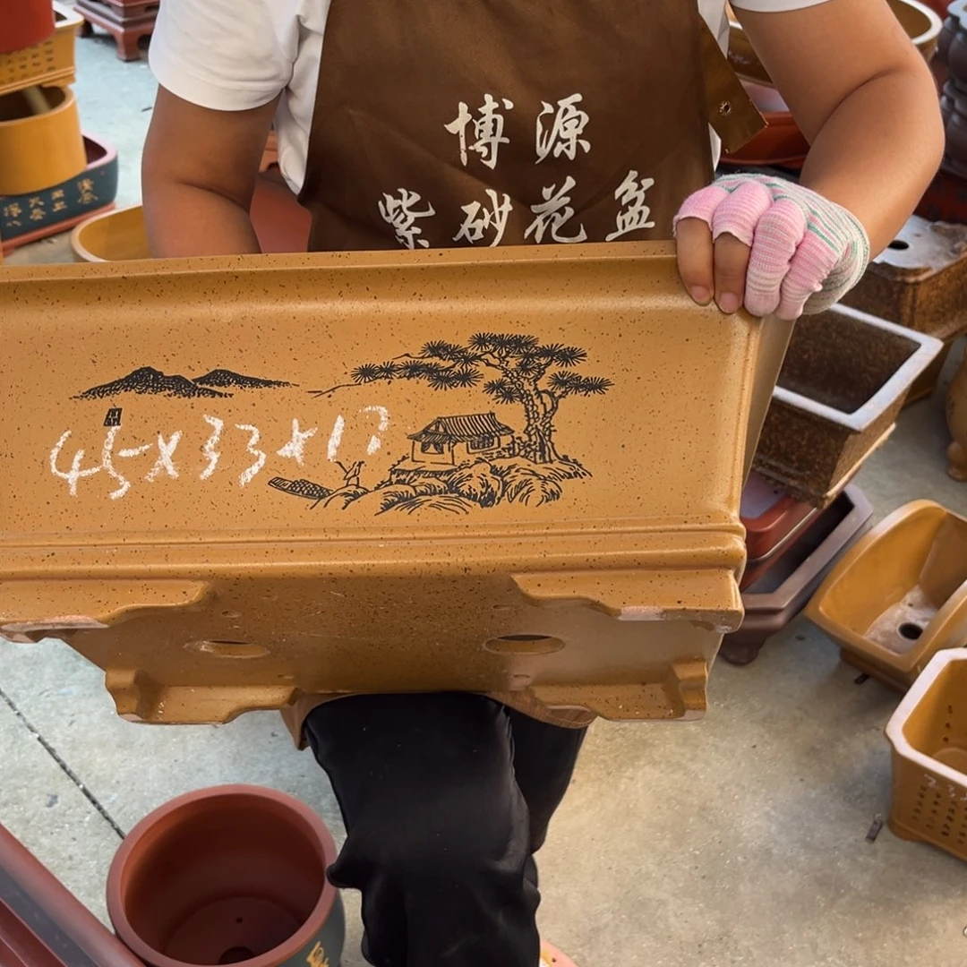 紫砂花盆盆景艺术