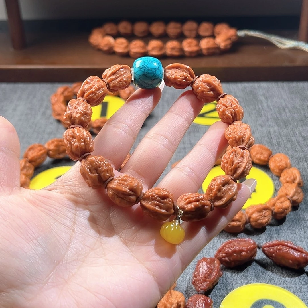 来***期手串文玩核桃小金蟾