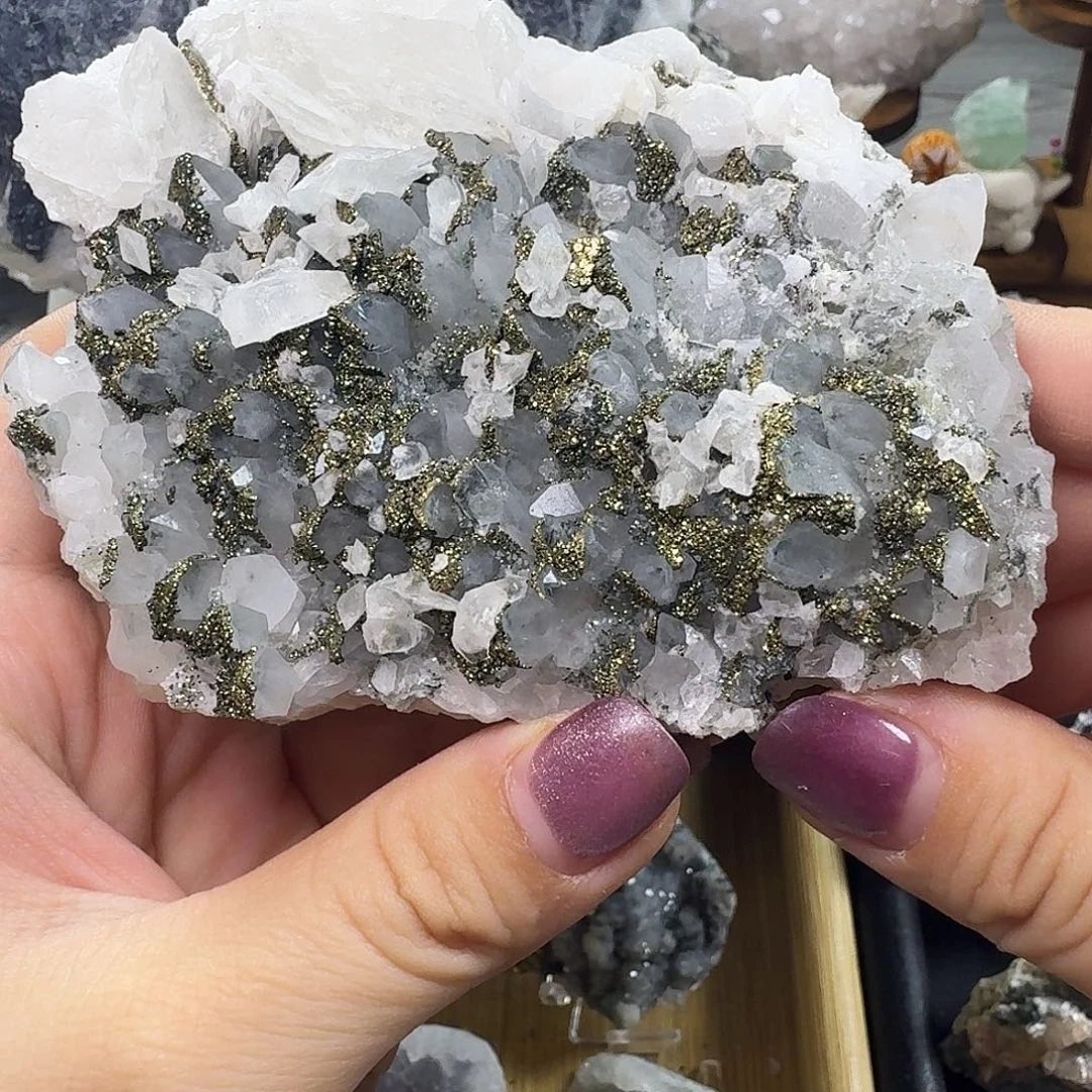 石材3️⃣9️⃣号黄铁共生