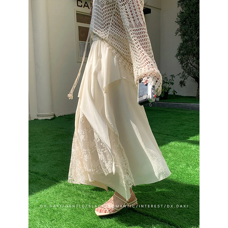 代大喜【杏花微雨】欧若风裙子女款爆款2025新款高级感半身裙长裙