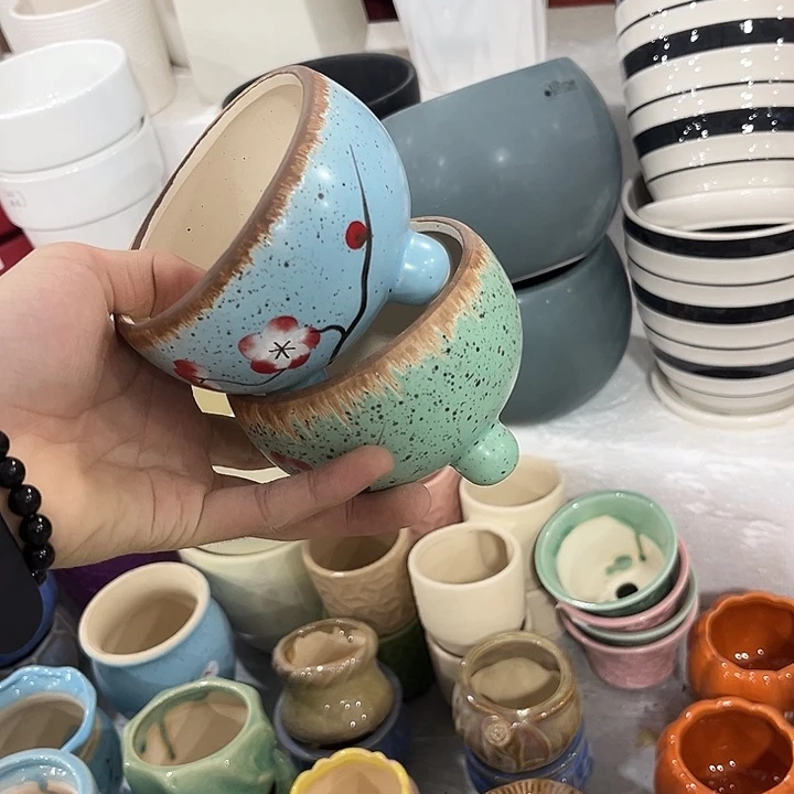 有孔！福利价陶瓷花盆全场惊喜不断