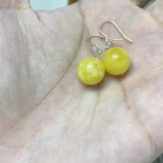 银S925镶嵌蜜蜡裸石多样性发货