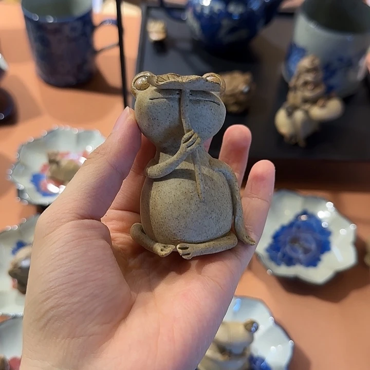 ****心手工手绘釉下彩高温瓷