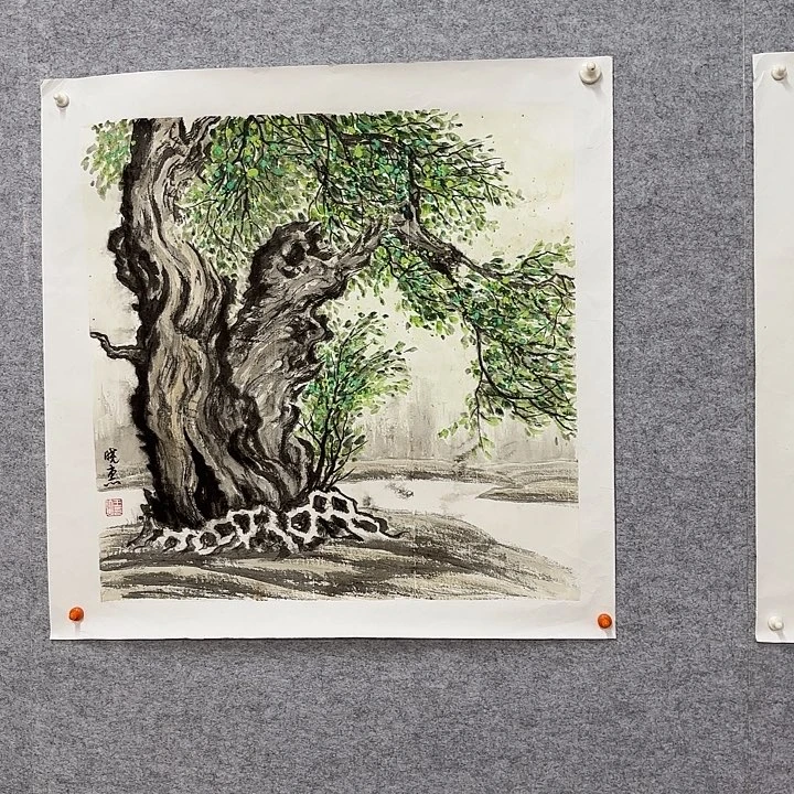 国画花鸟的翅膀和翅膀是