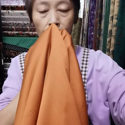 醋酸棉布料焦糖色1米