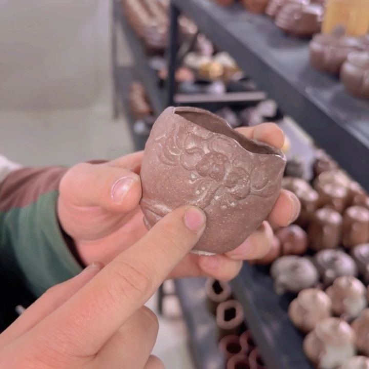 紫砂茶壶莲花主人杯