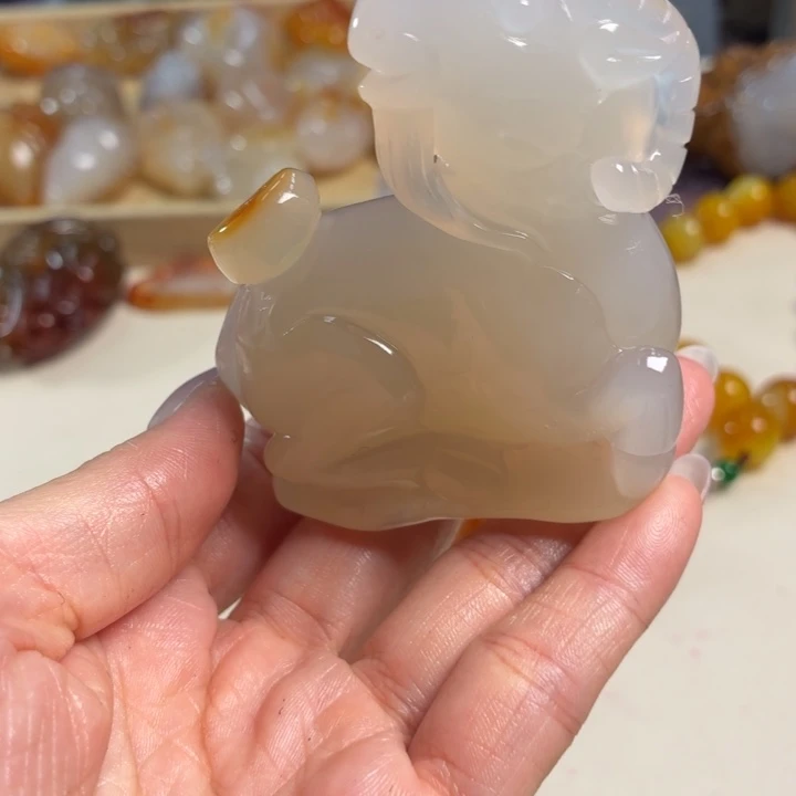 玛瑙/玉髓未镶嵌吊坠(不含链)