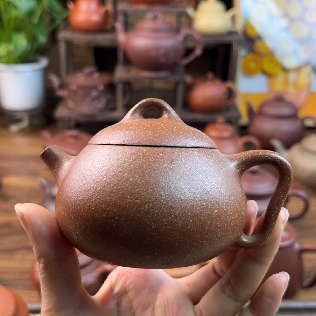 茶壶紫砂手工制作工艺精湛160c