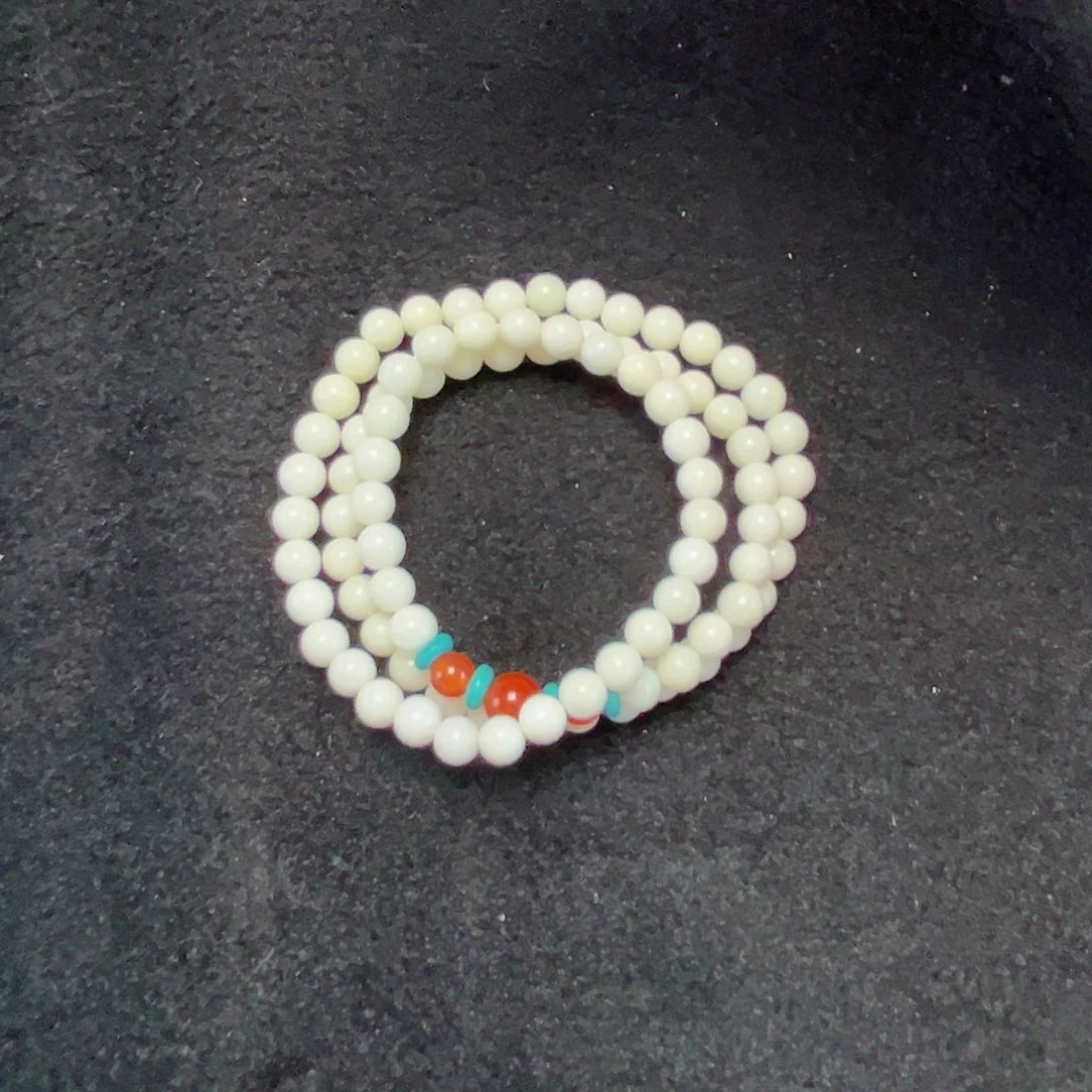 蓝田玉（蛇纹石化大理石玉）手镯合金