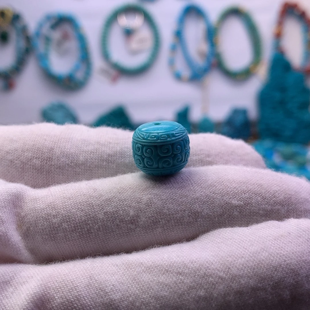 绿松石未镶嵌回纹