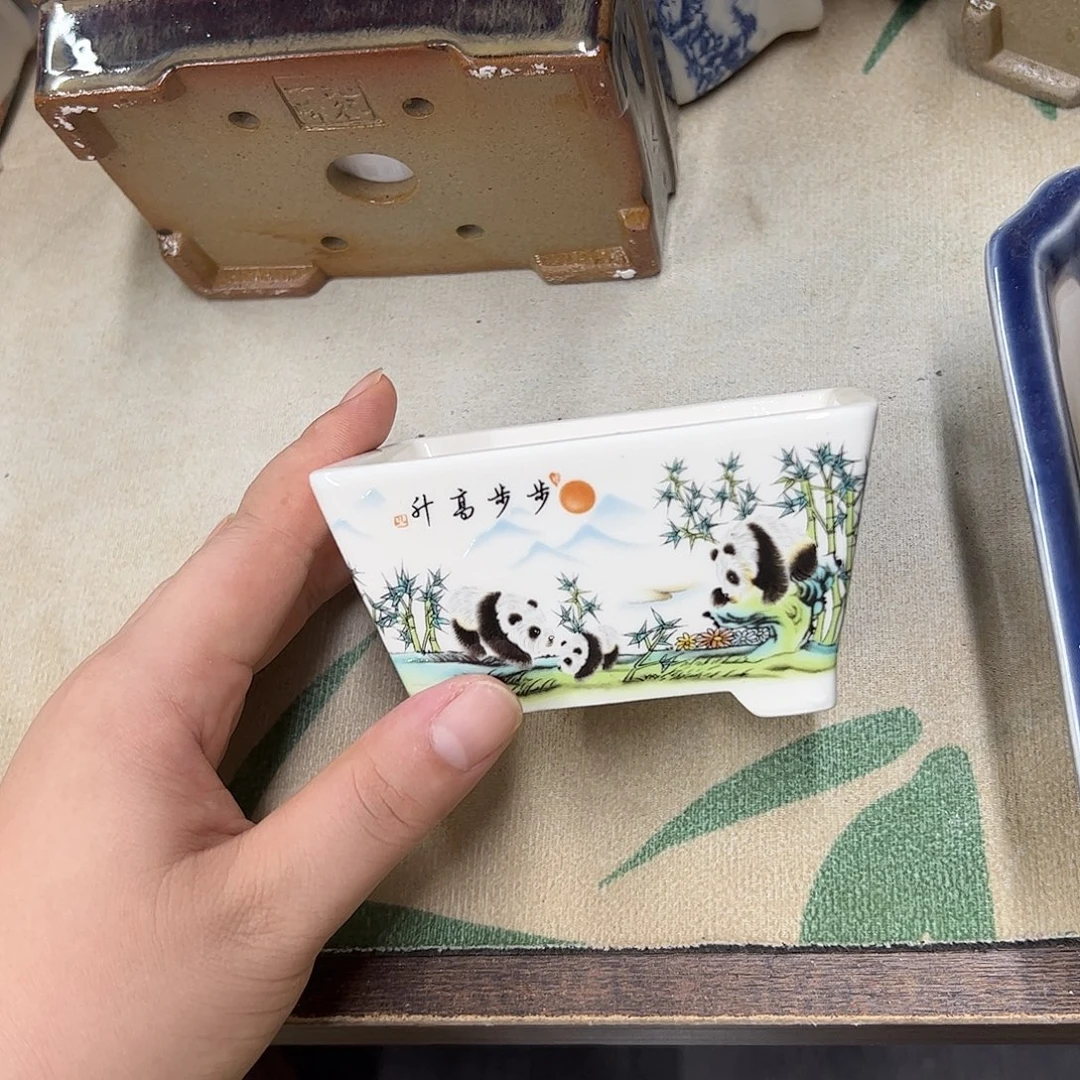 白泥花盆379号瑕疵10/7.5/5cn