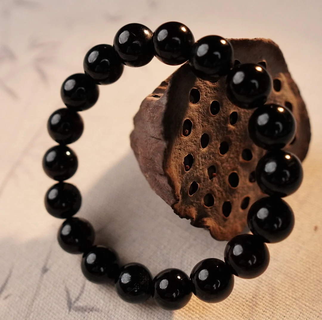 【亿景珠宝】11+缅甸翳珀圆珠手串手链单圈经典时尚轻奢精美手工WR