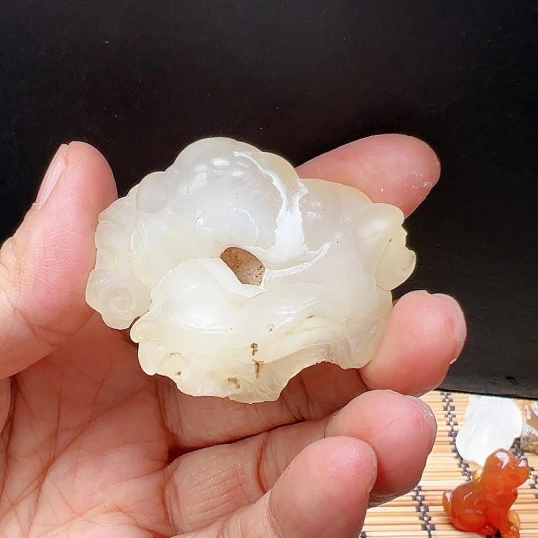 未镶嵌玛瑙/玉髓珠宝半成品