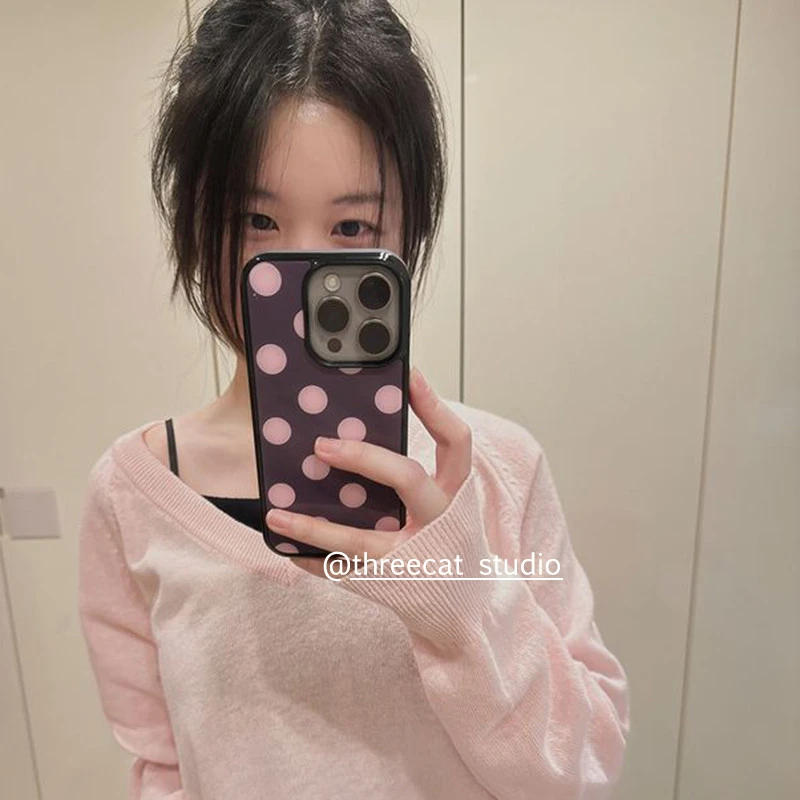适用苹果16pro小米15reno14nova13s30手机壳新款韩系ins少女巧克