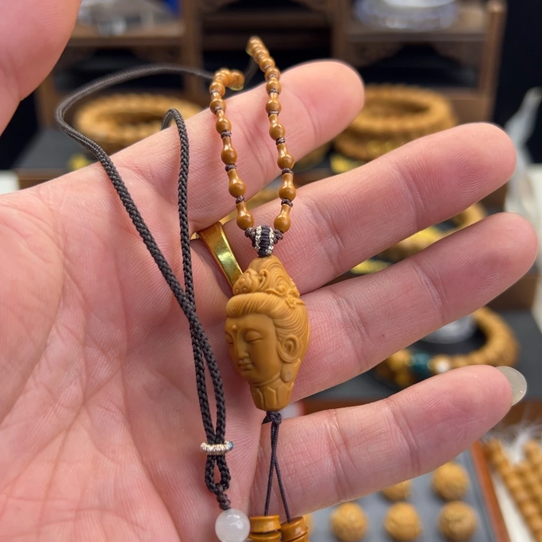 猴头核桃手串橄榄核脖挂