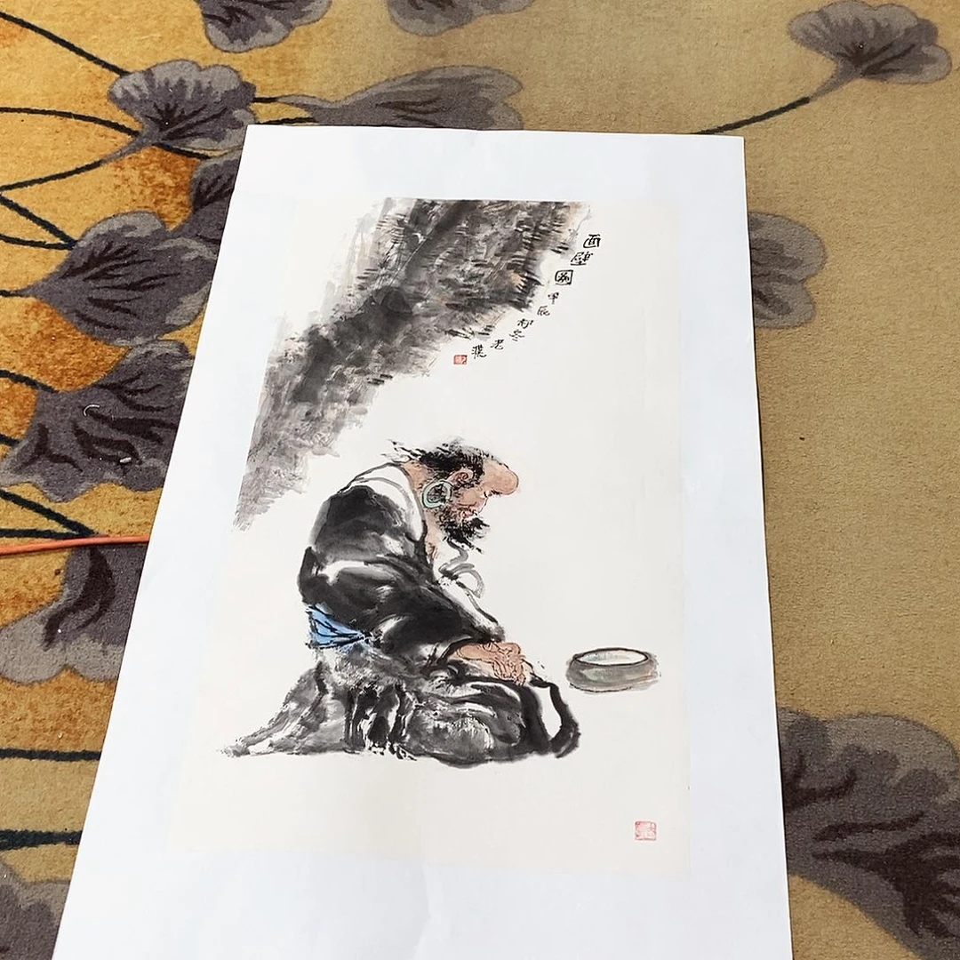 国画手****8璞雷50.100手绘托心