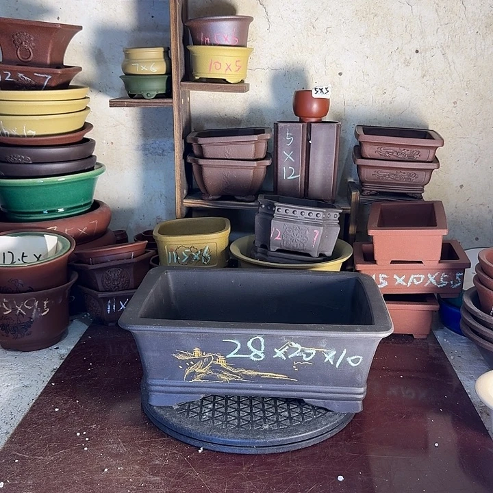 宜兴紫砂花盆手工制作