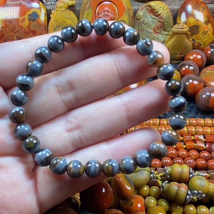 玛瑙/玉髓未镶嵌手链