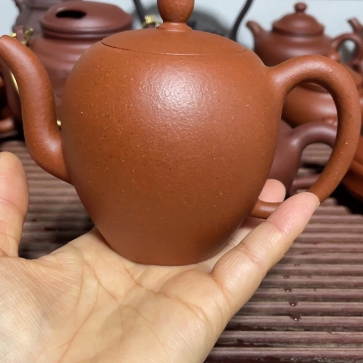 公道杯紫砂紫砂全手工红将坡红泥供生矿宝山