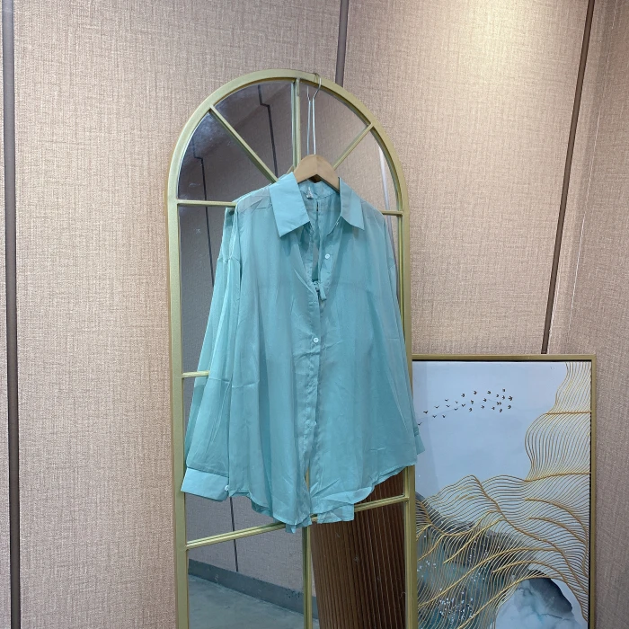 BK305孕妇绿色衬衣90-140