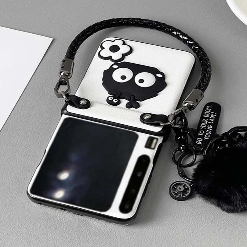 手机壳适用华为purax新款折叠卡通ins风防摔铰链壳PuraX外壳可爱