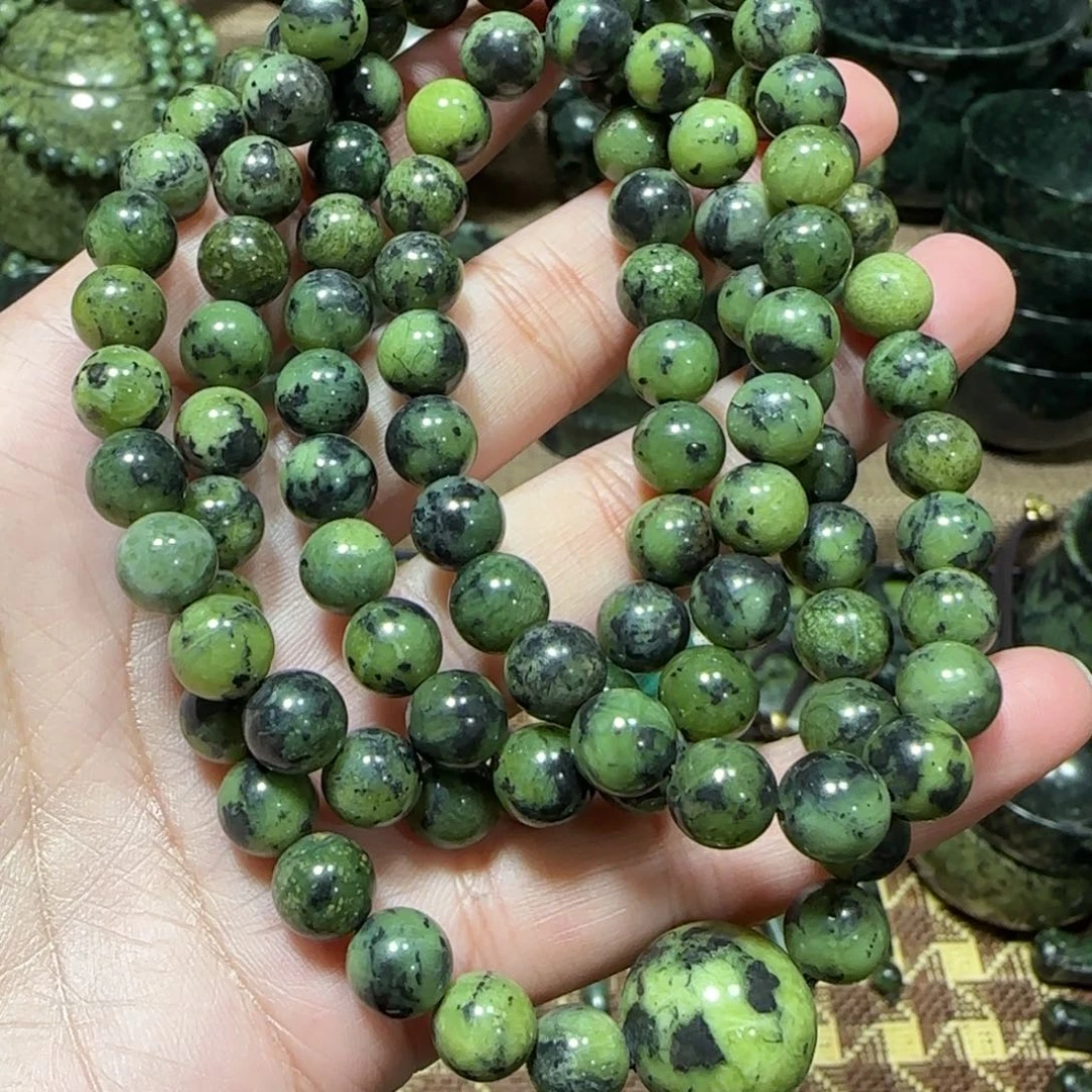 蛇纹石玉未镶嵌藏玉药王石产品