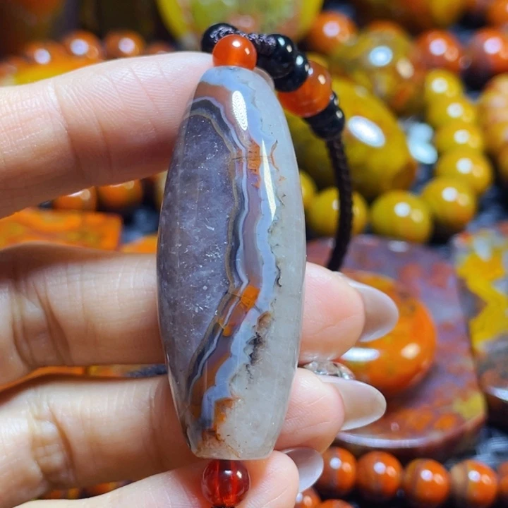 未镶嵌战国红吊坠玛瑙/玉髓