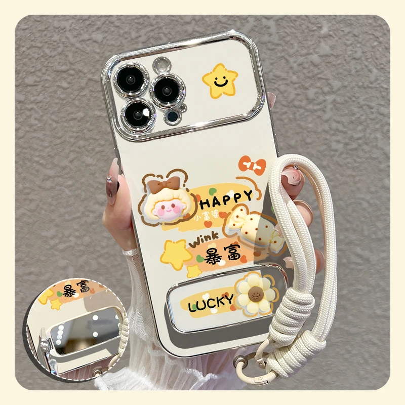 【苹果/华为/oppo/vivo/小米】适用星星暴富大视窗手机壳防摔女款