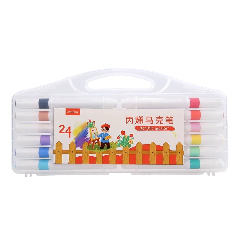 星婷24色丙烯马克笔随机款式一盒