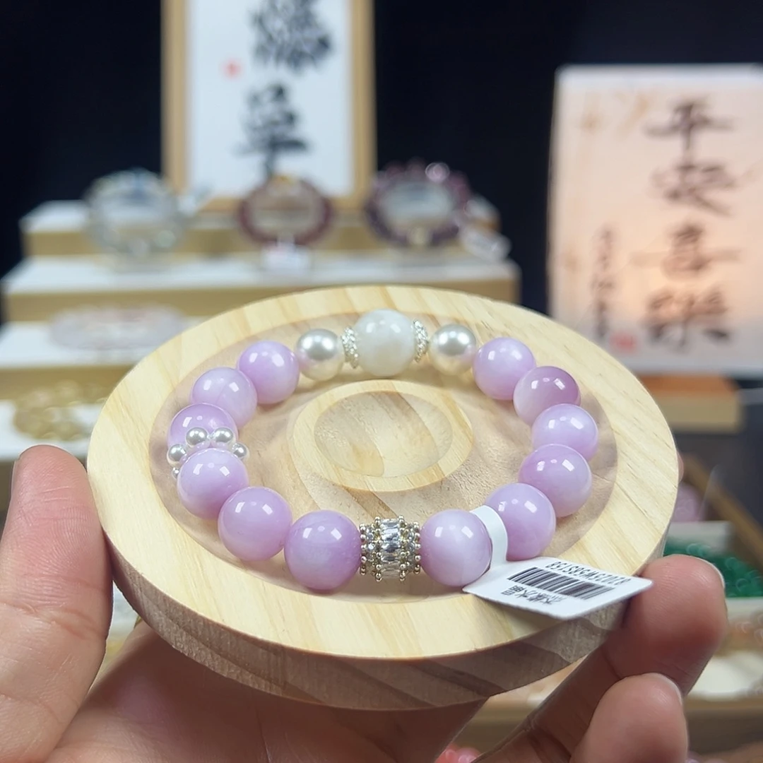 水晶手链未镶嵌紫锂辉