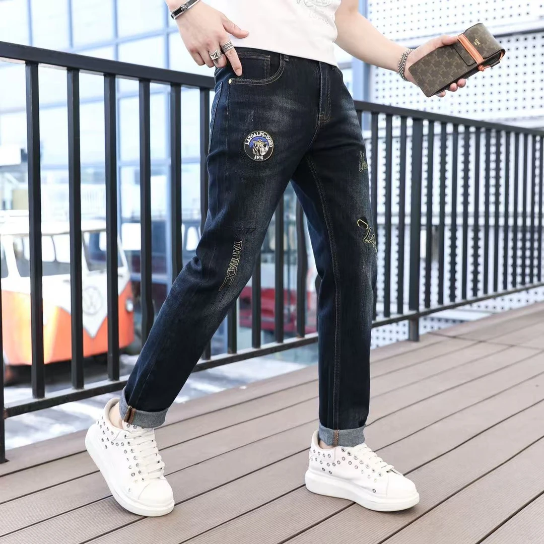 913冬款欧货时尚牛仔裤蓝清掉