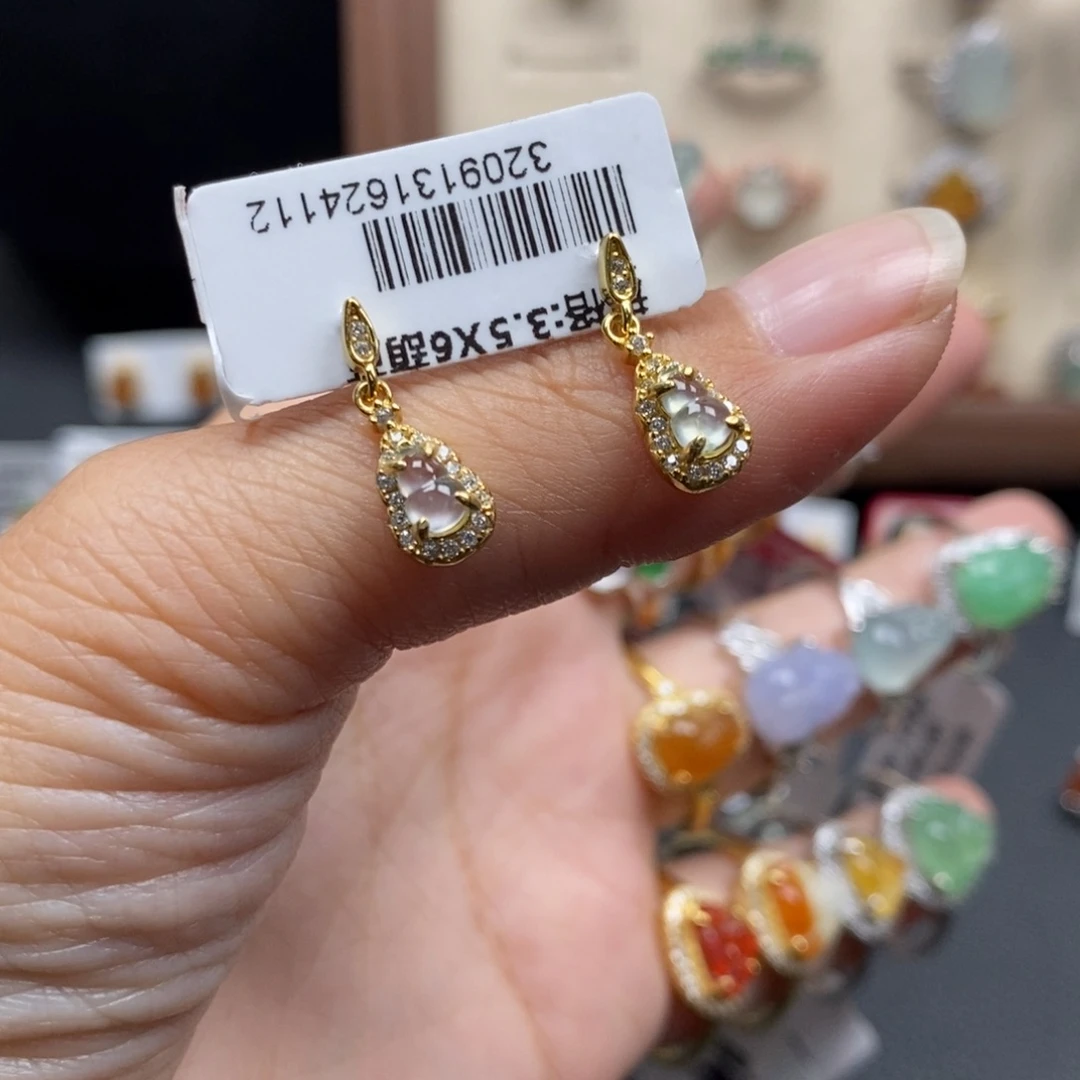 翡翠银S925镶嵌戒指