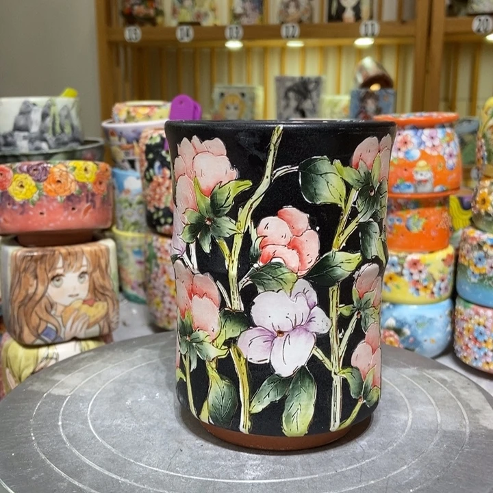 景德镇艺术手绘作品