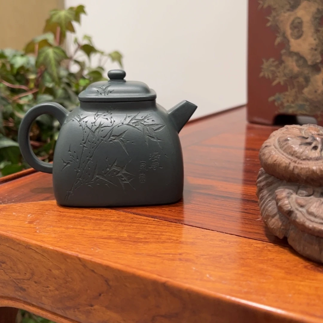 紫砂茶壶九*王紫砂 原矿泥料
