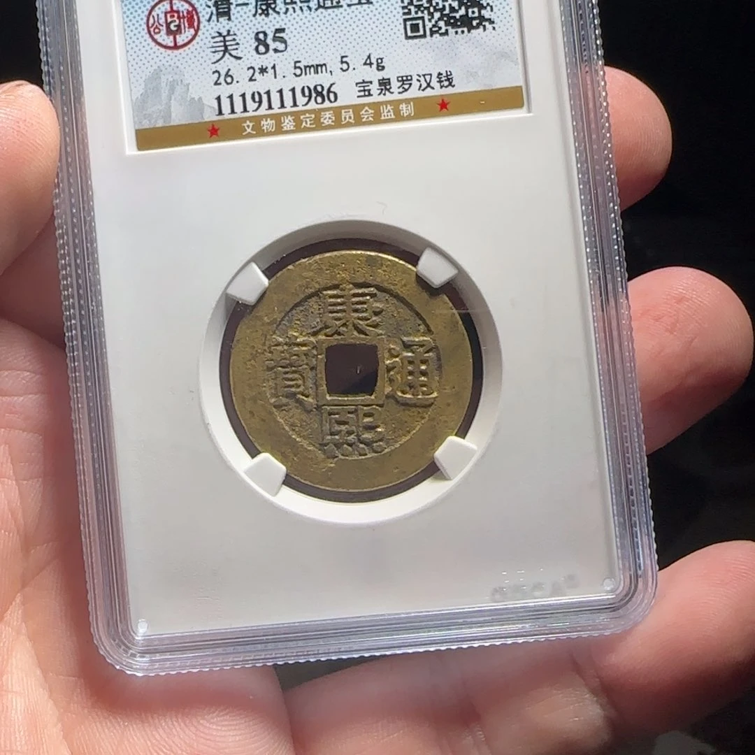 金属XX评级封装盒子币一个