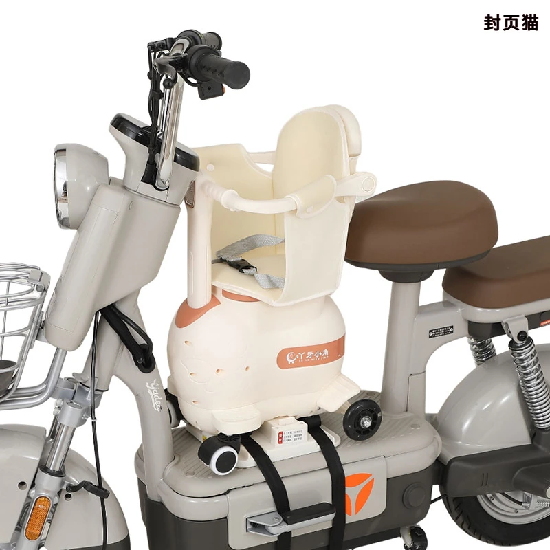 电动车儿童可推行带音乐前置电瓶车宝宝电动车儿童前置座椅