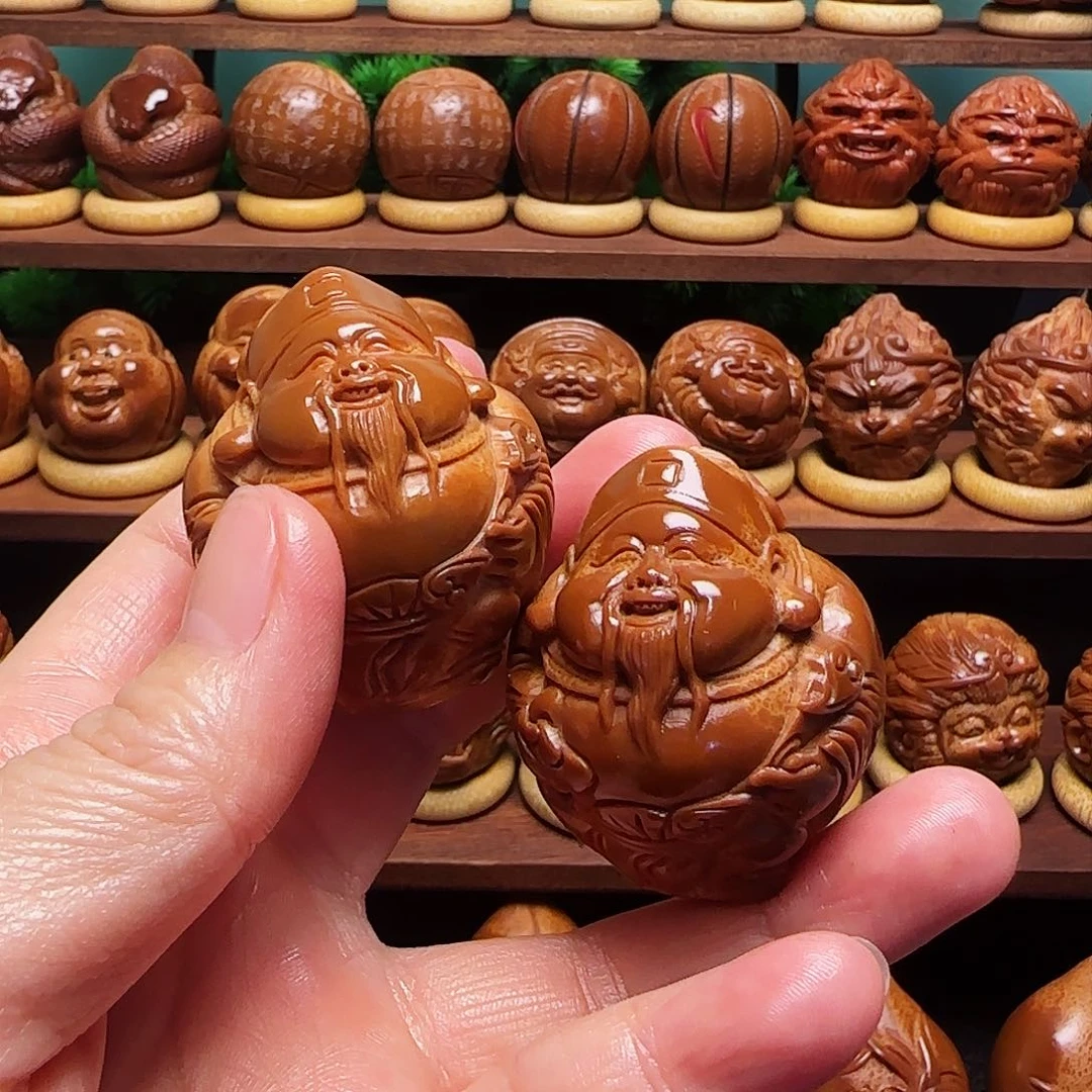 橄榄核手串/手链∽****％财神一对