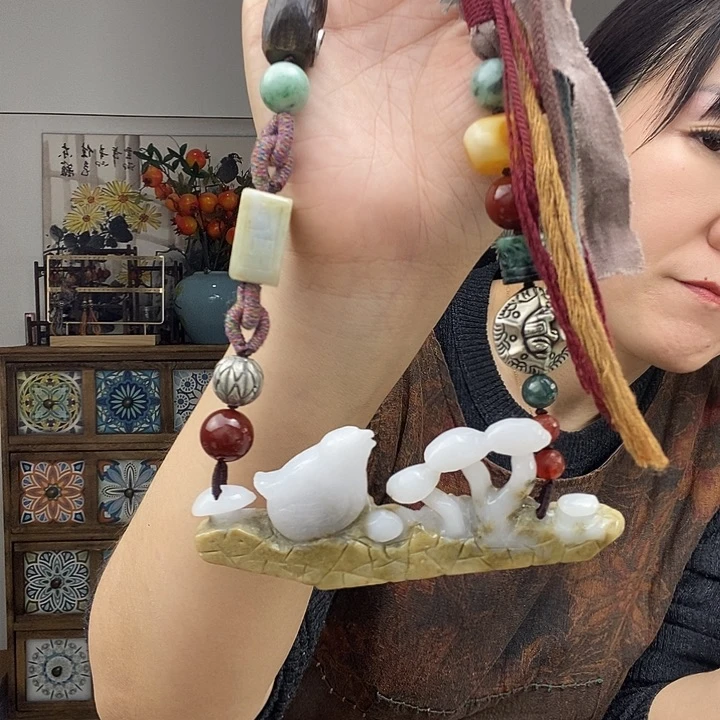 翡翠项链未镶嵌项链