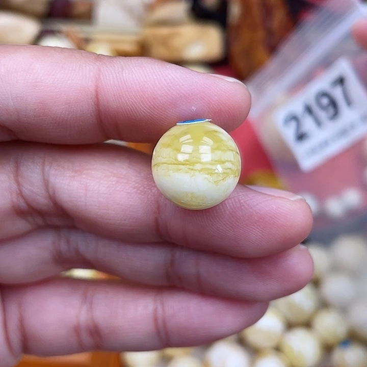 蜜蜡未镶嵌珠宝奇石睡线14.8虎皮