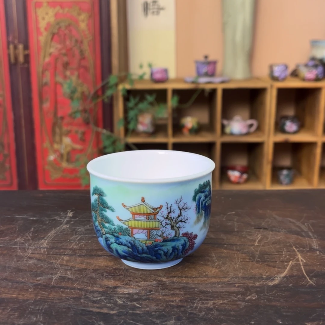 柴烧手工手绘陶瓷